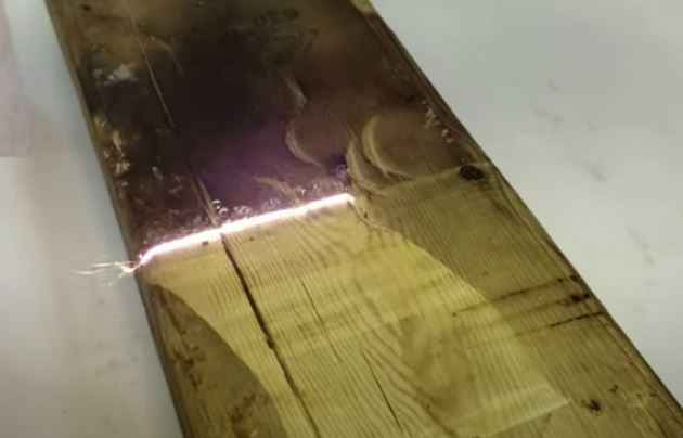 limpieza laser madera